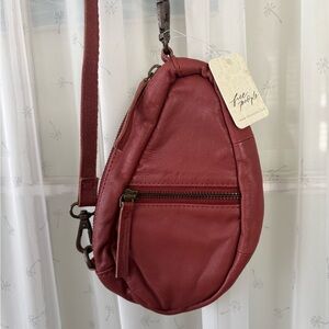 MINI COFFEE DATE LEATHER CROSSBODY BAG IN TERRACOTTA Free People